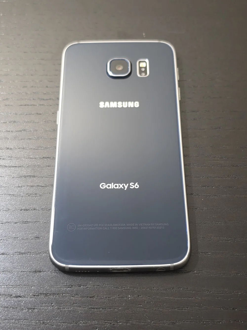 Samsung Galaxy S6 - Deep Blue Back